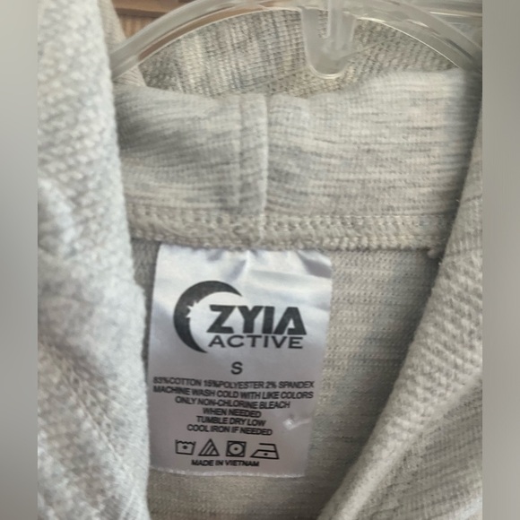 Zyia Women’s off White Hooded Pullover Size Small - Picture 7 of 7